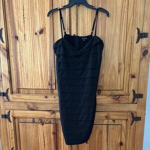 Zenobia Tiered Little Black Dress